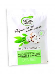 NATURA AMICA  GREEN TEA AND COTTON FLOWER AIR FRESHENER